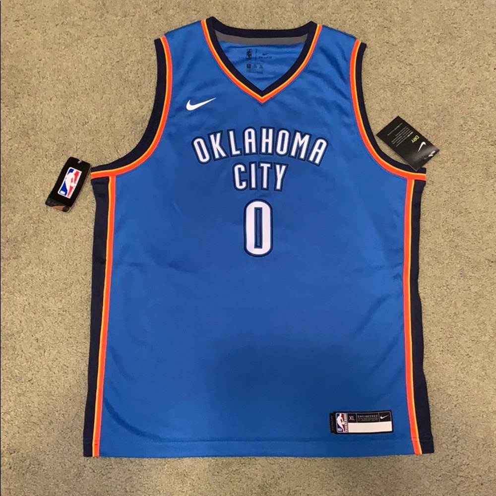 Russel Westbrook Oklahoma City Thunder Jersey